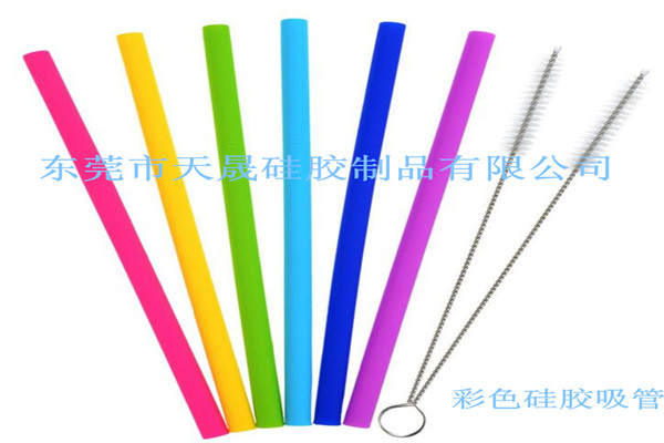 彩色硅胶吸管 彩色硅胶吸管